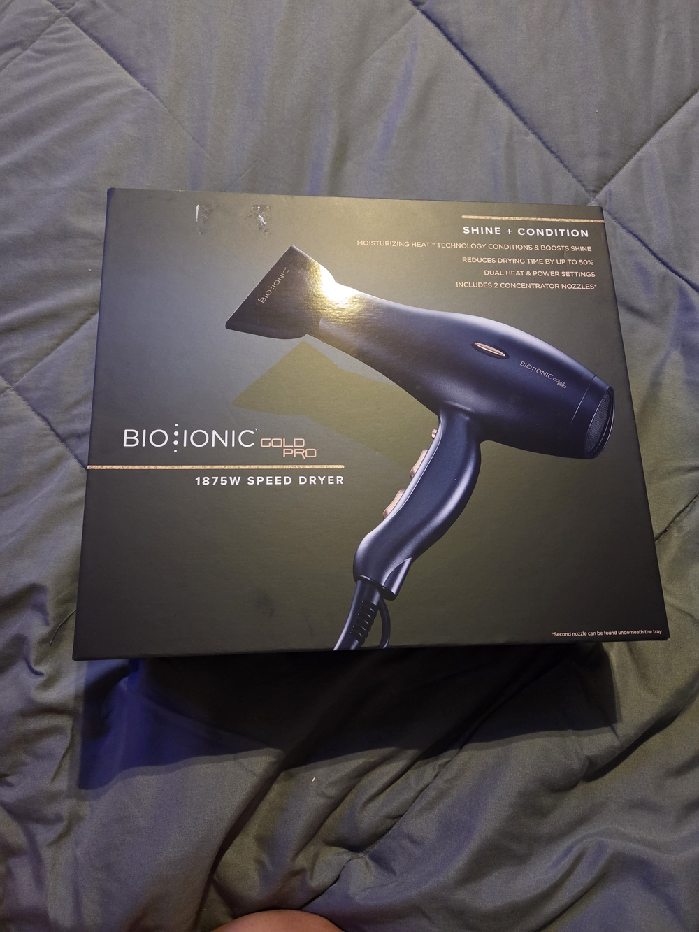 Bio Ionic Gold Pro 1875W Speed Dryer - Black